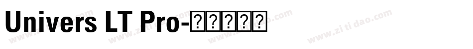 Univers LT Pro字体转换